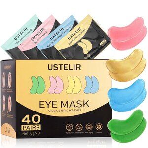 Refreshing Under Eye Eye Masks with 24K Gold and Hyaluronic Acid – Gift of Youth